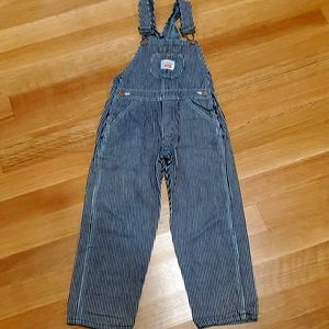 Round House Striped overalls